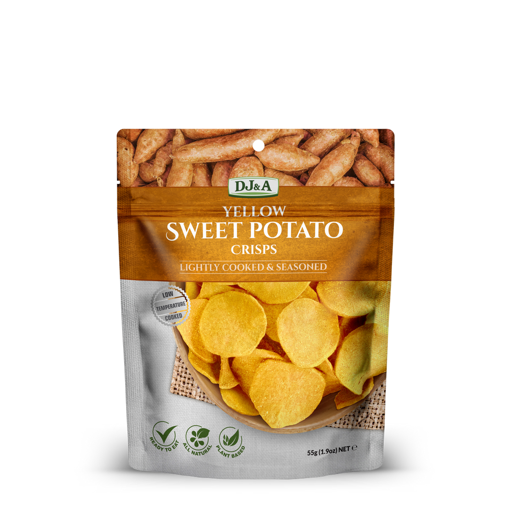 Yellow Sweet Potato Crisps 55g