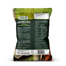 Load image into Gallery viewer, Cassava Vegetable Chips Lime &amp; Cracked Pepper 100g
