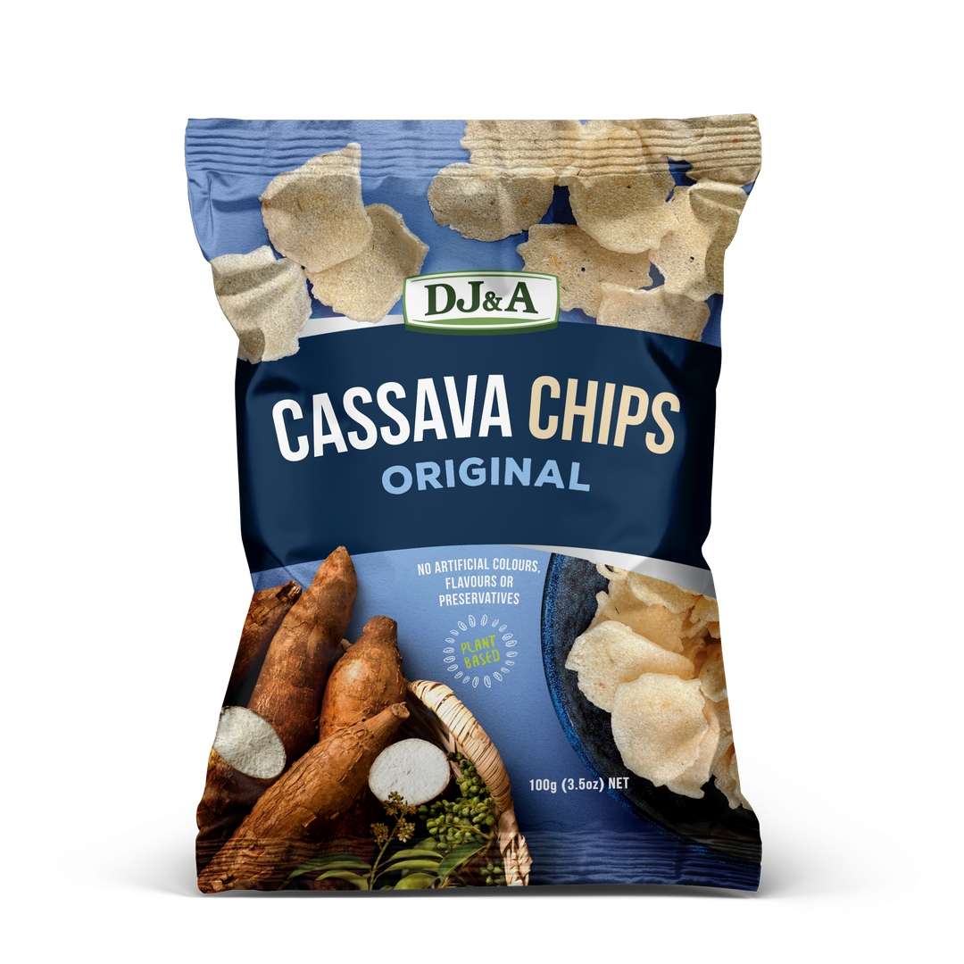 Cassava Vegetable Chips Original 100g DJ&A Products