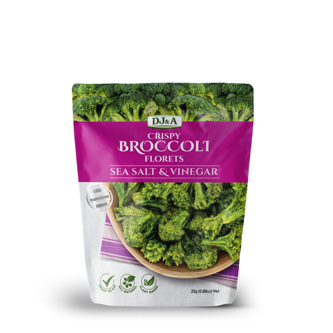Crispy Broccoli Florets Sea Salt & Vinegar 25g