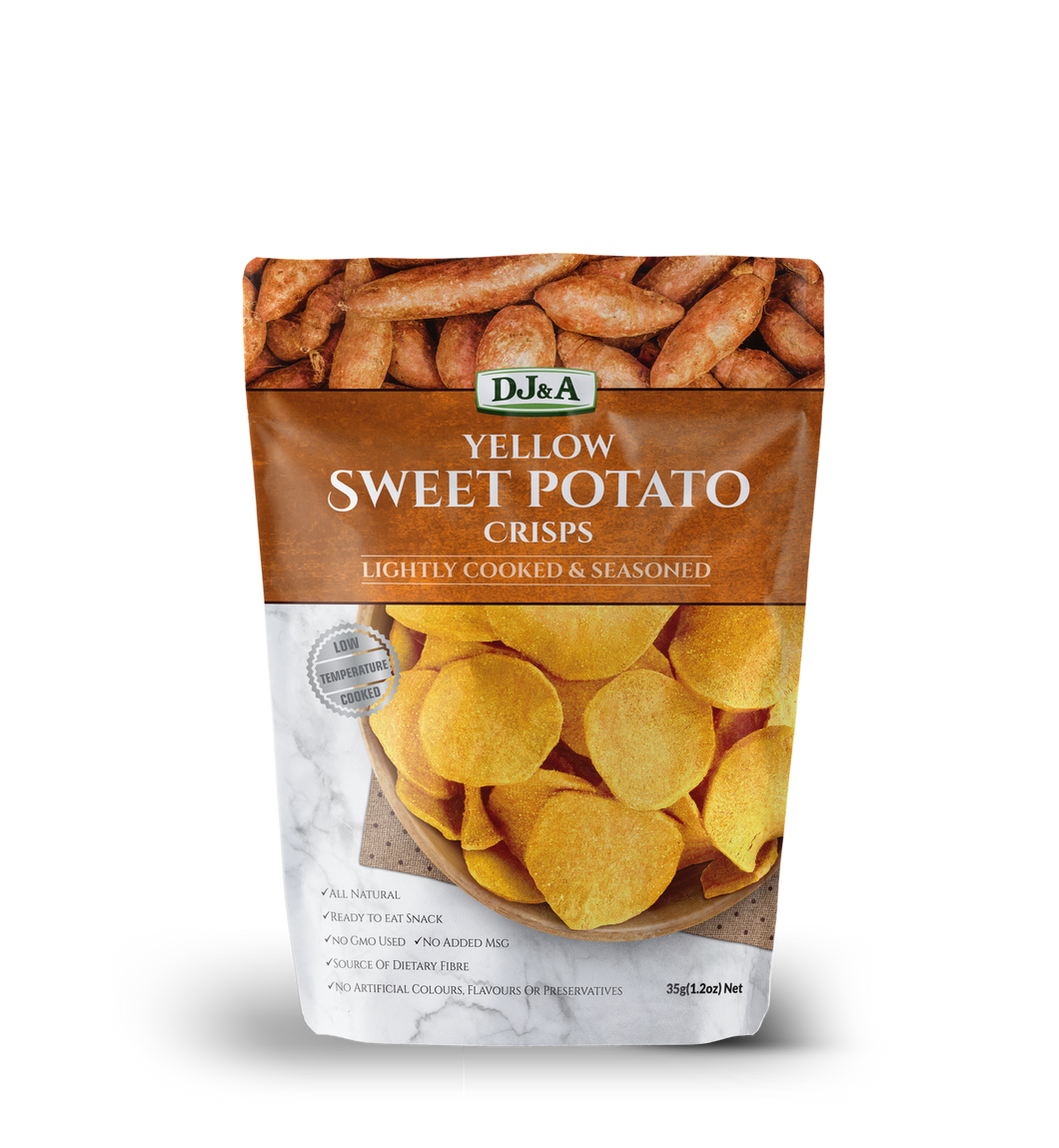 Yellow Sweet Potato Crisps 35g